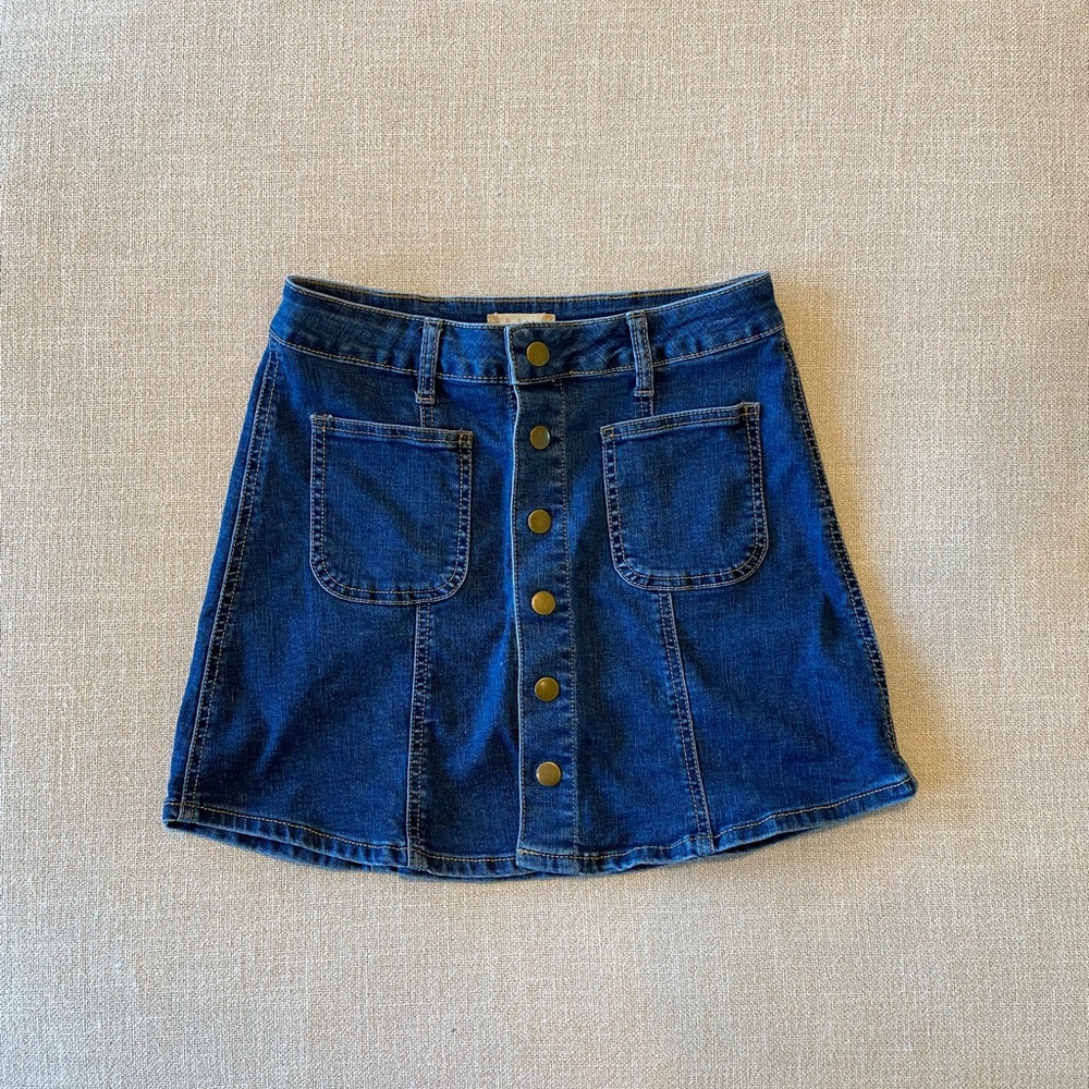 Altar’d State blue jean skirt